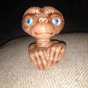 E.T. AVON Ceramic Figure Pot Hanger Pot Pal Vintage 1982/83